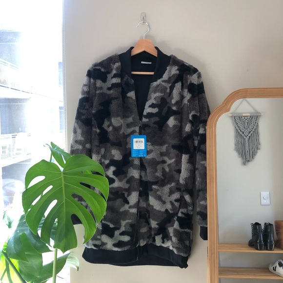 NWT Columbia Bundle Up Printed Fleece Camouflage Jacket - Picture 2 of 8